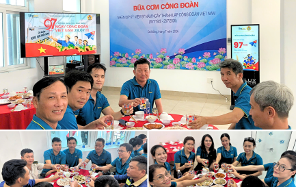 BỮA CƠM CÔNG ĐOÀN NĂM 2026 TẠI CHI NHÁNH SKYPEC KHU VỰC MIỀN TRUNG CHIA SẺ ĐỂ THẤU HIỂU – ĐỒNG HÀNH ĐỂ PHÁT TRIỂN